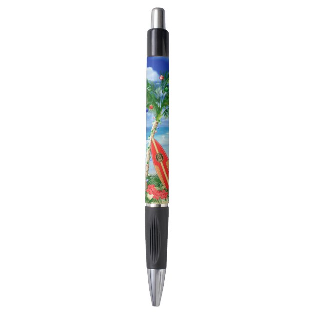 Beach Christmas Pen (Front Vertical)