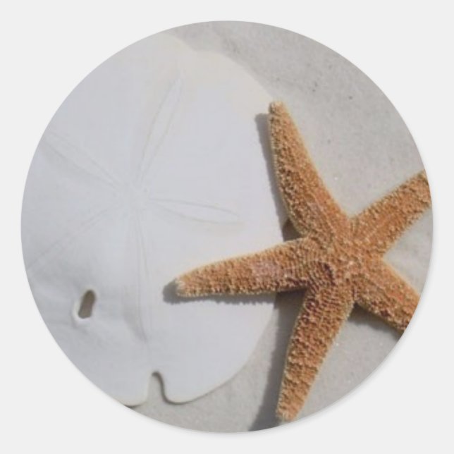 Beach Classic Round Sticker (Front)