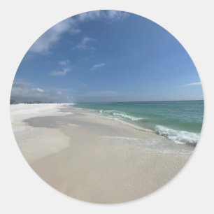 Beach Classic Round Sticker