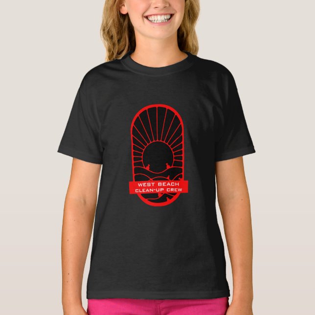 Beach Clean - Up Volunteer Crew T-Shirt (Front)
