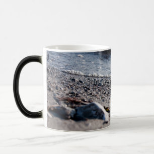Beach close up magic mug