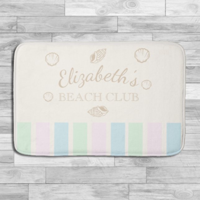Beach Club Birthday Bath Mat (Creator Uploaded)