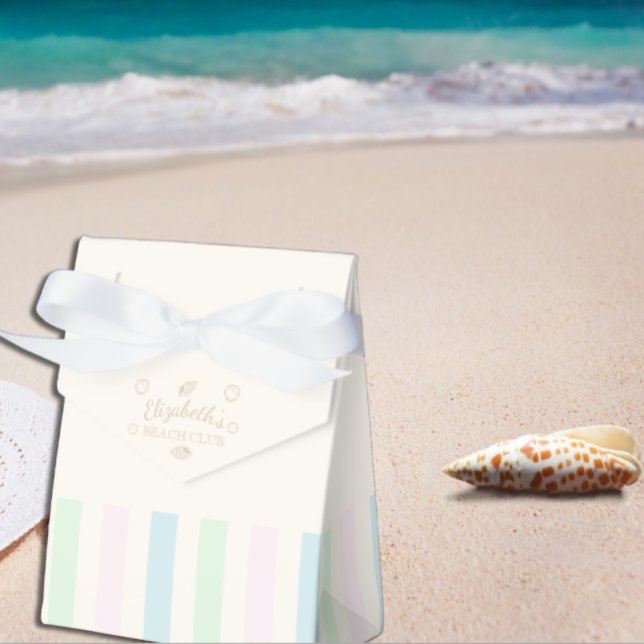 Beach Club Birthday Favor Box (Creator Uploaded)