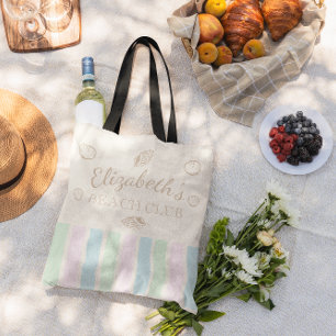 Beach Club Birthday Tote Bag