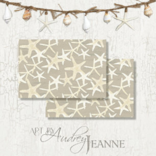 Beach Coastal Home Decor Starfish Wood Decoupage Tissue Paper