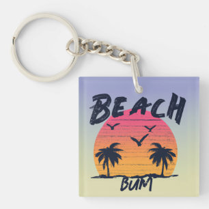 Beach/coastal/tropical/Hawaiian Keychain