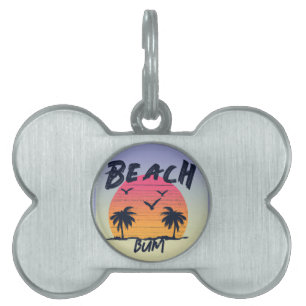 Beach/coastal/tropical/Hawaiian Pet ID Tag