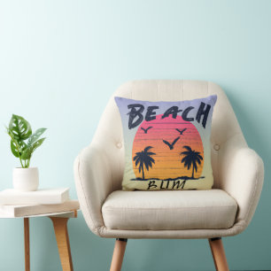 Beach/coastal/tropical/Hawaiian Throw Pillow