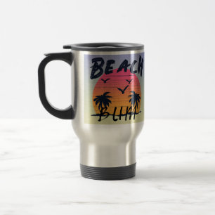 Beach/coastal/tropical/Hawaiian Travel Mug