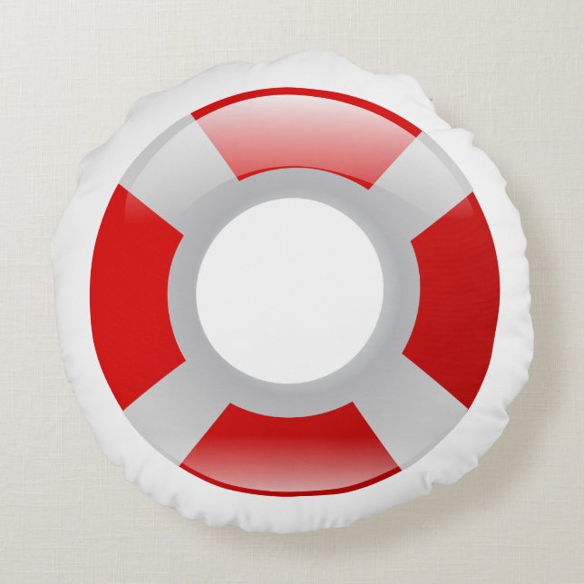 Beach Collection : Life Saver Pillow (Back)