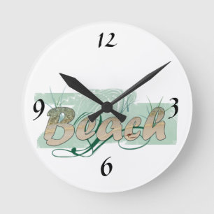 Beach Colours Clock