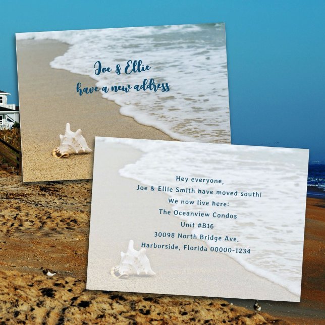 Beach Conch Shell New Address Announcement (Creator Uploaded)