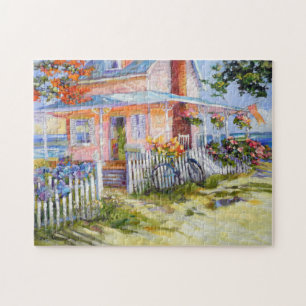 Beach Cottage Dream Jigsaw Puzzle