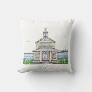 Beach Cottage Indoor Pillow
