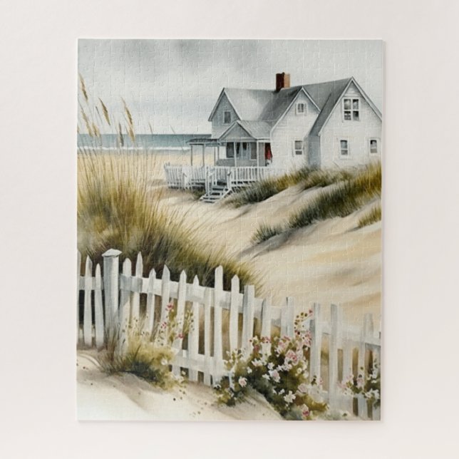  Beach Cottage Jigsaw Puzzle (Vertical)