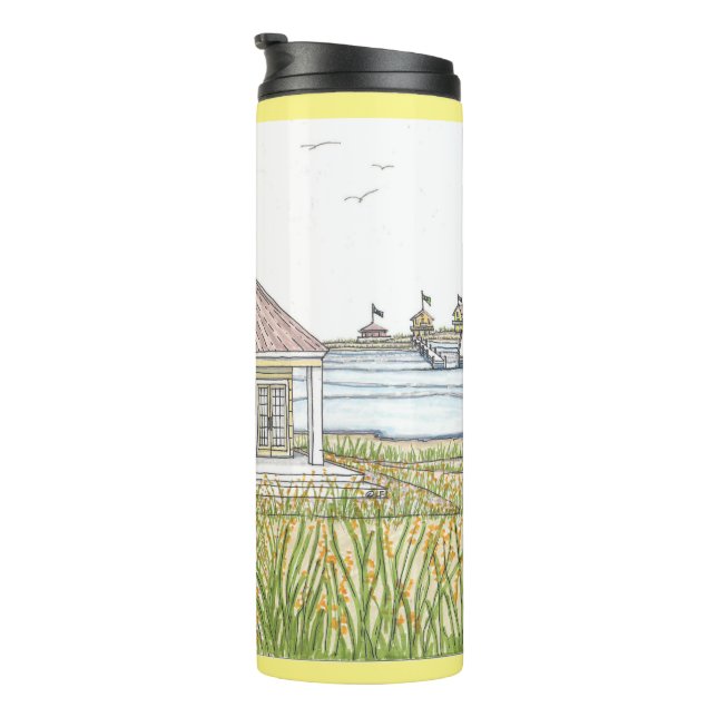 Beach Cottage Thermal Tumbler (Rotated Right)