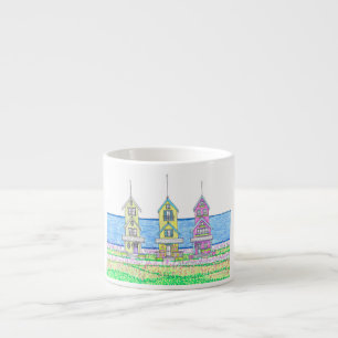Beach Cottage Trio 2 Espresso Cup