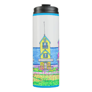 Beach Cottage Trio 2 Thermal Tumbler