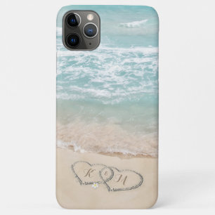 Beach Couples Initials iPhone 11 Pro Max Case