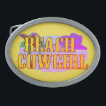 Beach Cowgirl Belt Buckle<br><div class="desc">Beach Cowgirl</div>