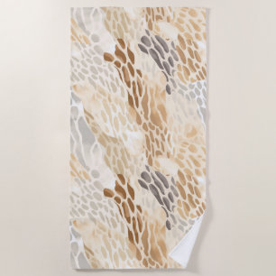 Beach Cream Animal Towel