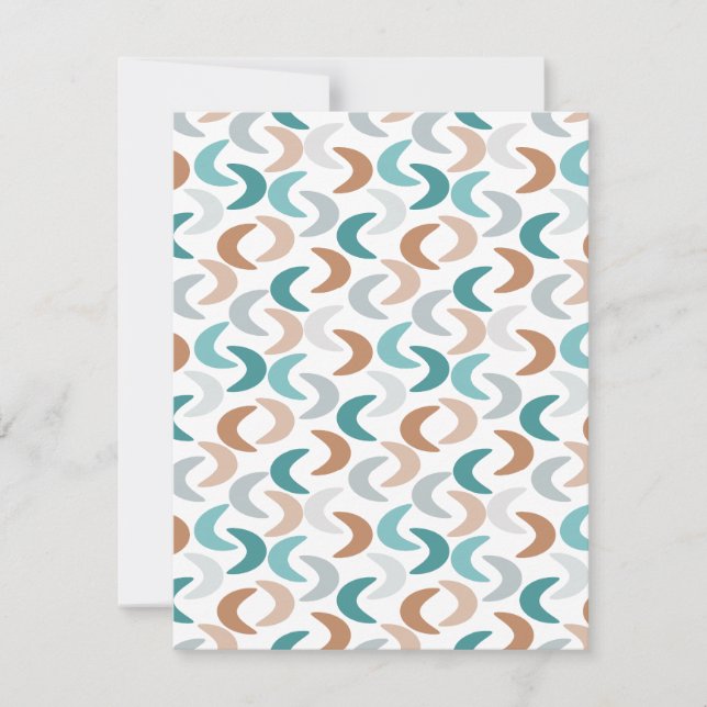 Beach Crescents  Card (Front)