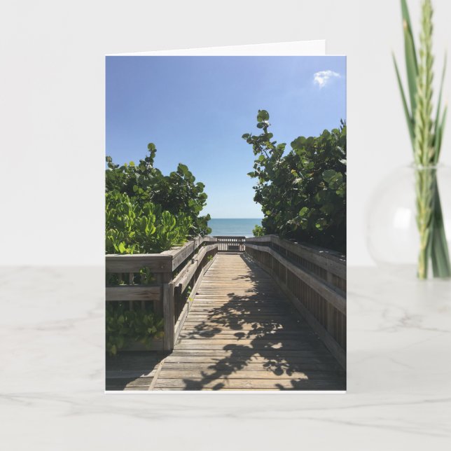 Beach day Greeting Card (Front)