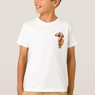 Beach Day Hot Dog Kids T-Shirt