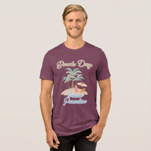 Beach Day Ocean Paradise Tri-Blend Shirt