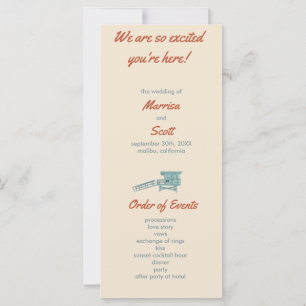 Beach Day of Programs Flat Card