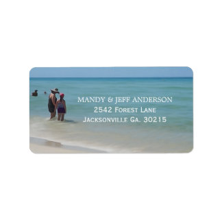 Beach Days Address Labels