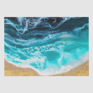 Beach decoupage tissue paper