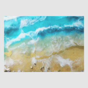 Beach decoupage tissue paper