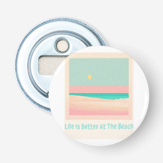Beach design bottle opener