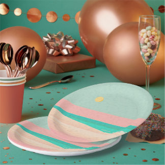 Beach design  paper plate