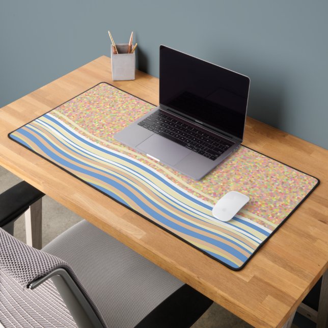Beach design sand and sea  desk mat (Office 2)