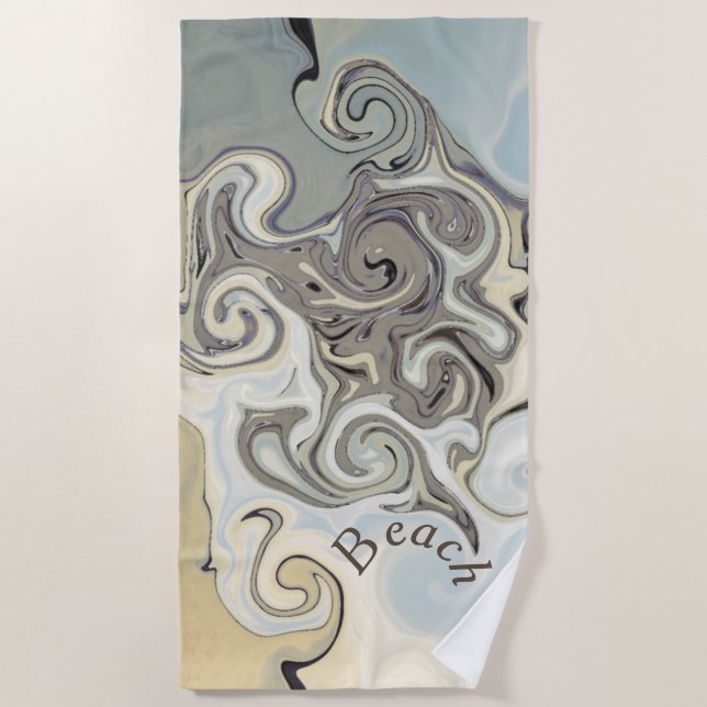 Beach design towel (Front)