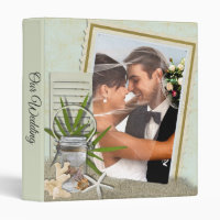 Beach Destination Wedding  Photo Album Binder