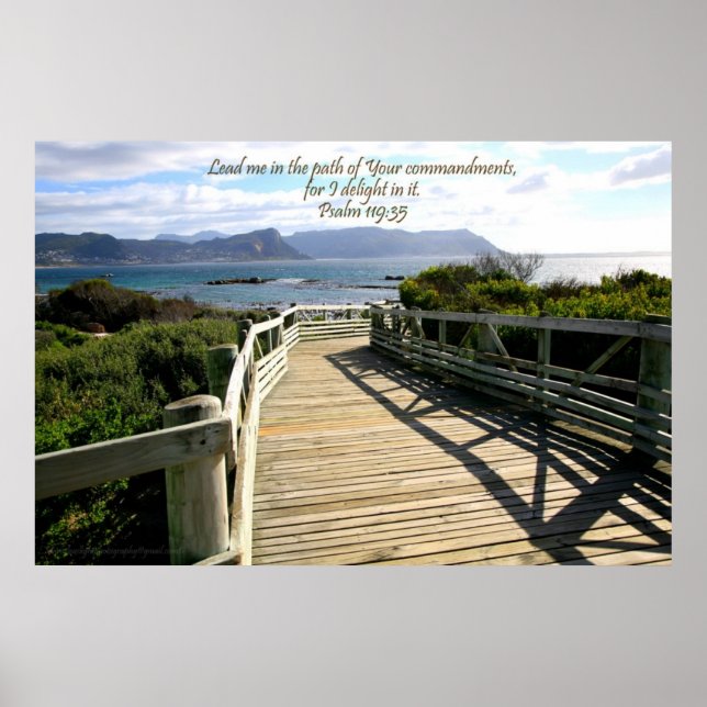 Beach Dock Poster, Cape Town, South Africa Poster (Front)