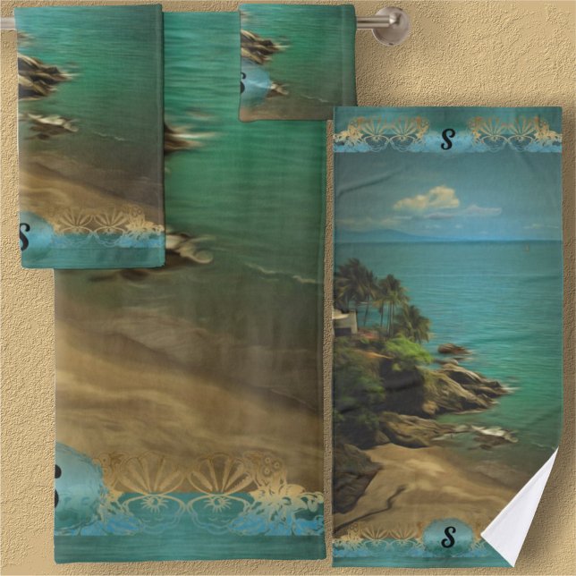 Beach Dream 0026 Bath Towel Set (Creator Uploaded)
