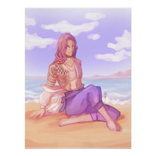 Beach dude poster