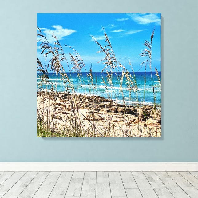 Beach Dunes Ocean Canvas  (Insitu(Wood Floor))