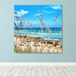 Beach Dunes Ocean Canvas  Print