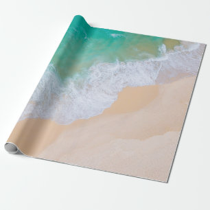 BEACH DURING DAYTIME WRAPPING PAPER