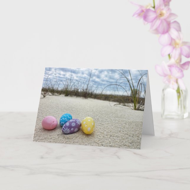 Beach Eggs Card (Orchid)