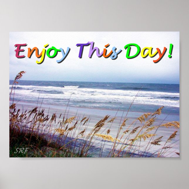 Beach Enjoy Poster (Front)