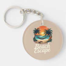  Beach Escape Keychain