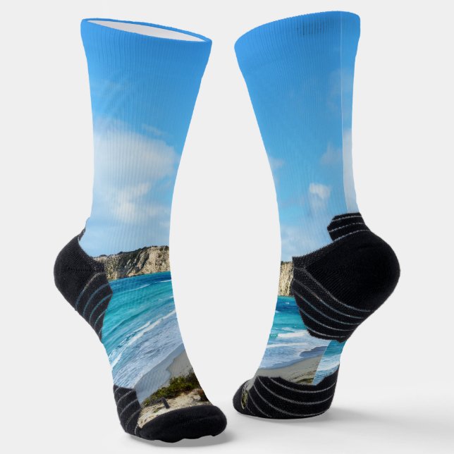 Beach Expectations,  Crew Socks (Angled)