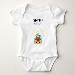 Beach Family Vacation Matching Baby Bodysuit