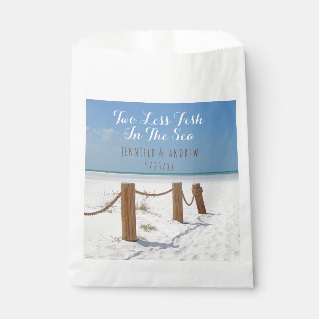 Beach Favour Bag (Front)